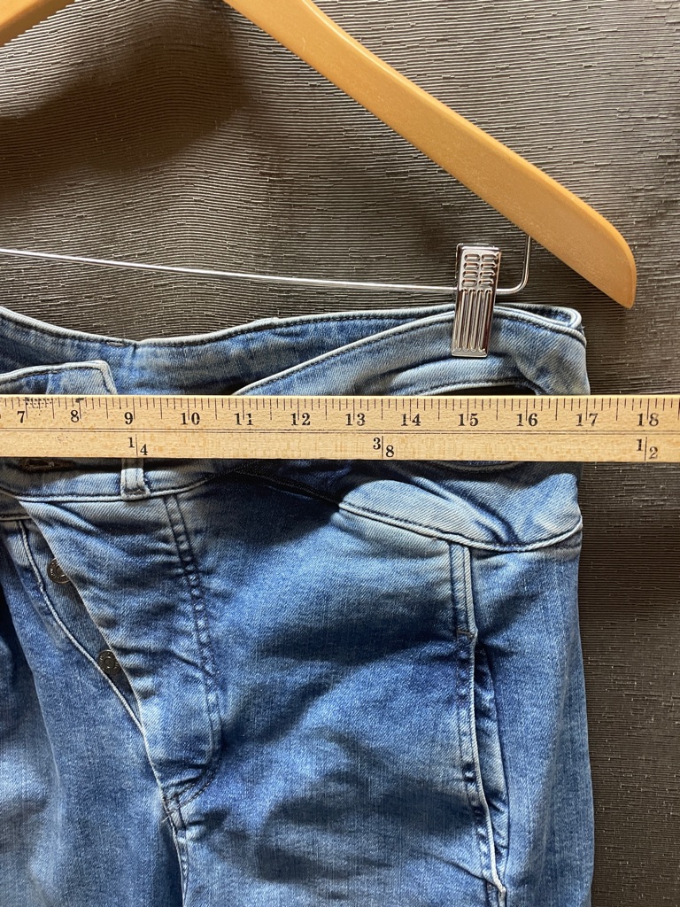 Ottolinger Blue Tie-Detail Wide Leg Women's Jeans — image 4 of 8